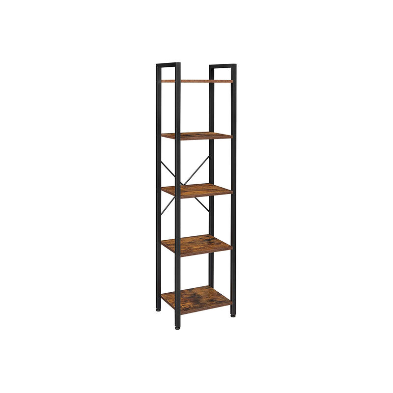 Adjustable 5-Tier Shelving Unit &ndash; Heavy-Duty Storage Rack for Tools, Supplies, or Kitchen Essentials