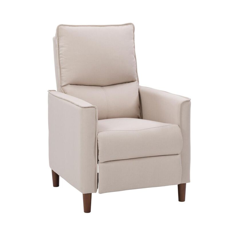 CorLiving Alder Manual Recliner in Beige