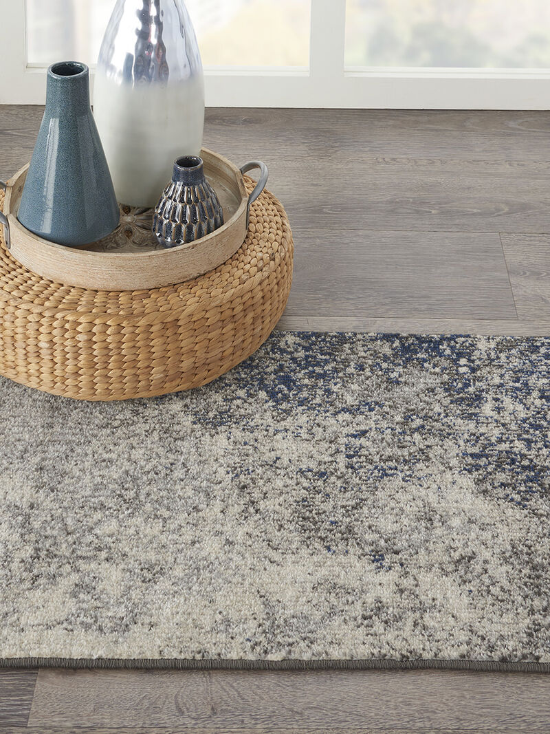 Passion PSN10 Charcoal/Ivory 1'10" x 6' Rug