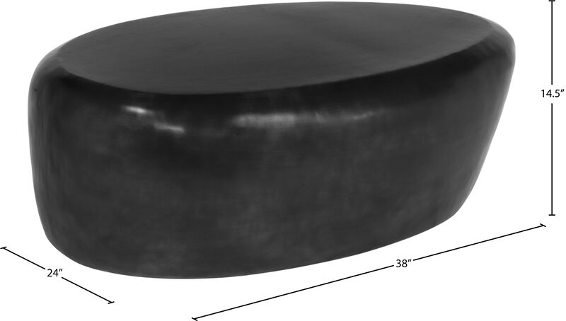 Meridian Furniture Capsule Black Aluminum Coffee Table