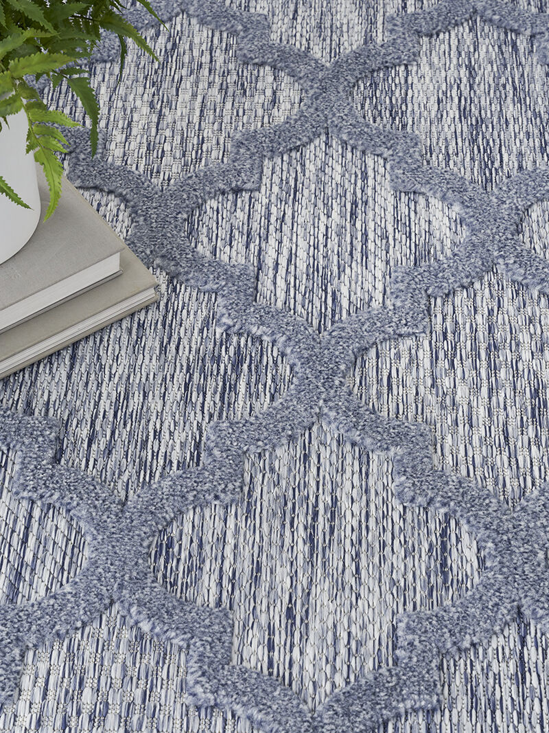 Easy Care NES01 Denim/Blue 5' x 7' Rug