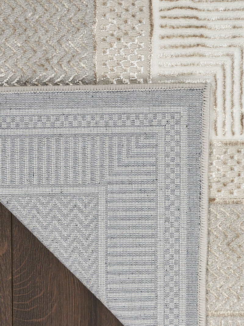 Glitz GLZ07 Ivory 2'3" x 7'6" Rug