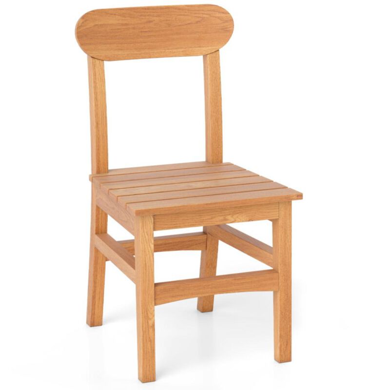Hivvago Patio Teak Wood Chair