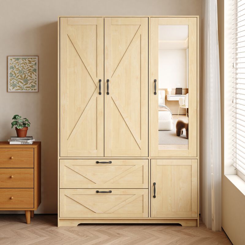 Fetgam Wooden Wardrobe image number 1