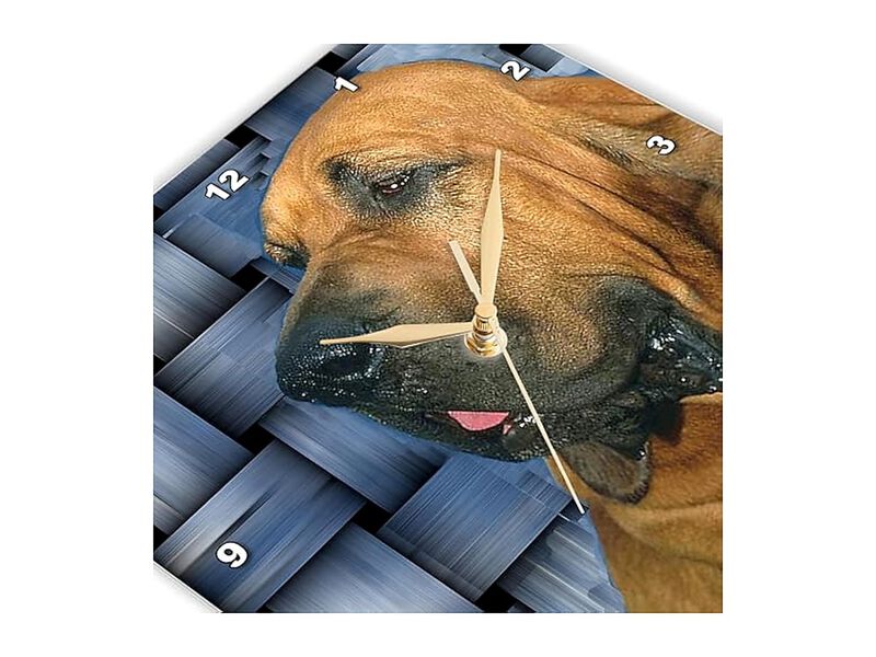 Bloodhound Wall Clock 10 Inch Home Decor image number 3