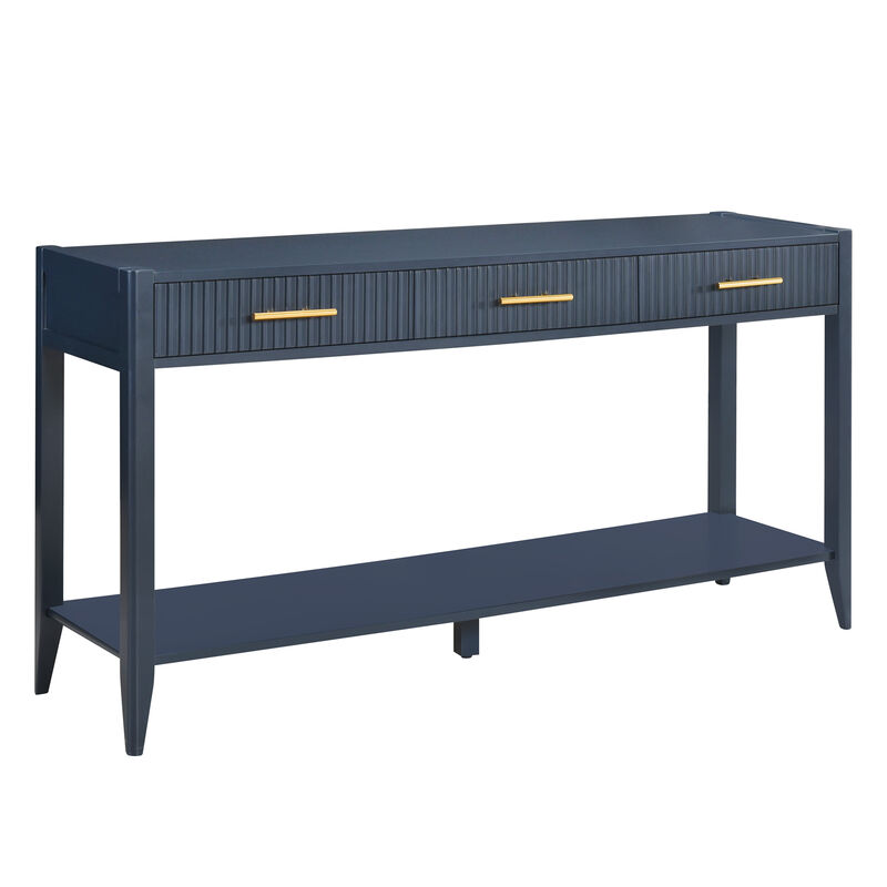 Merax Entryway Console Table with Drawers image number 3