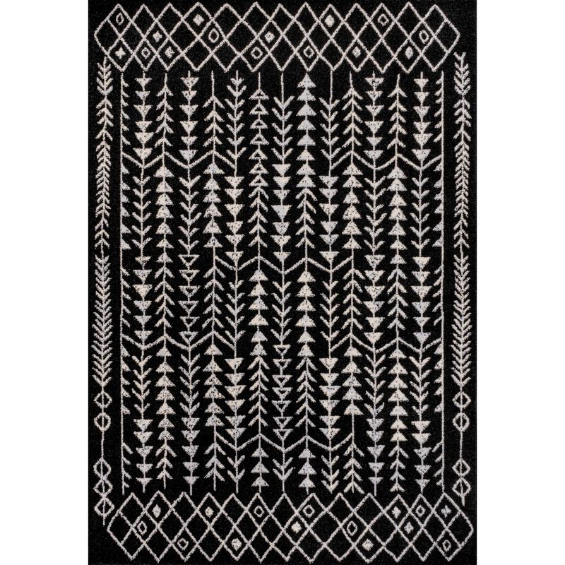 Ziri Moroccan Geometric Area Rug