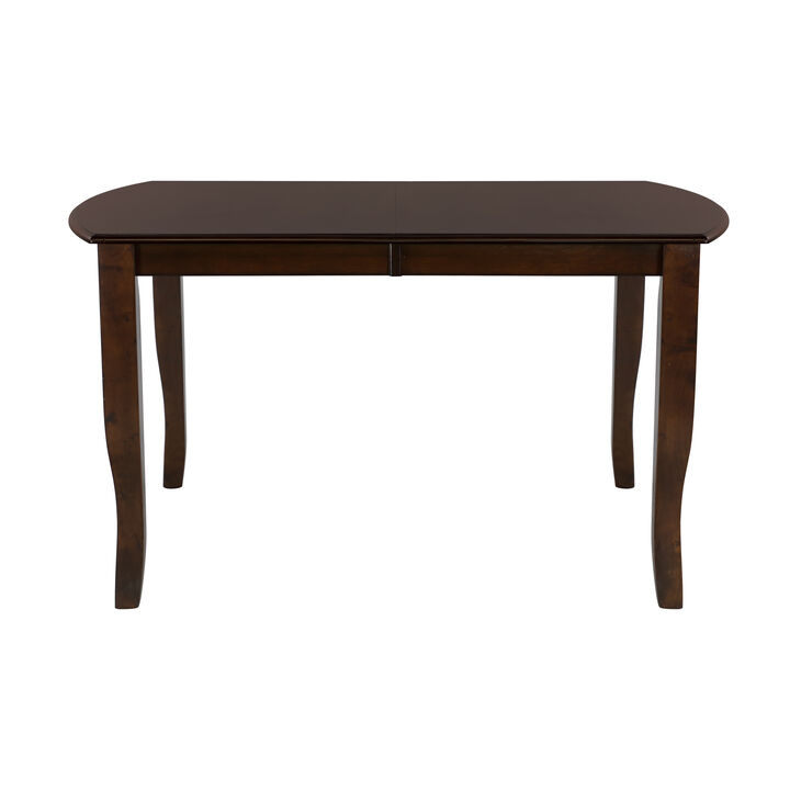 Streamdale Dark Cherry Dining Table with Extension Leaf