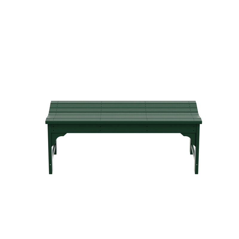 WestinTrends Backless All-Weather Outdoor Bench