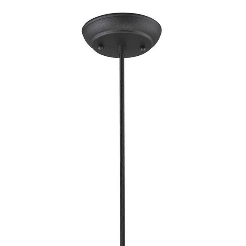 Hivvago Tholos 1-Light Matte Black Pendant