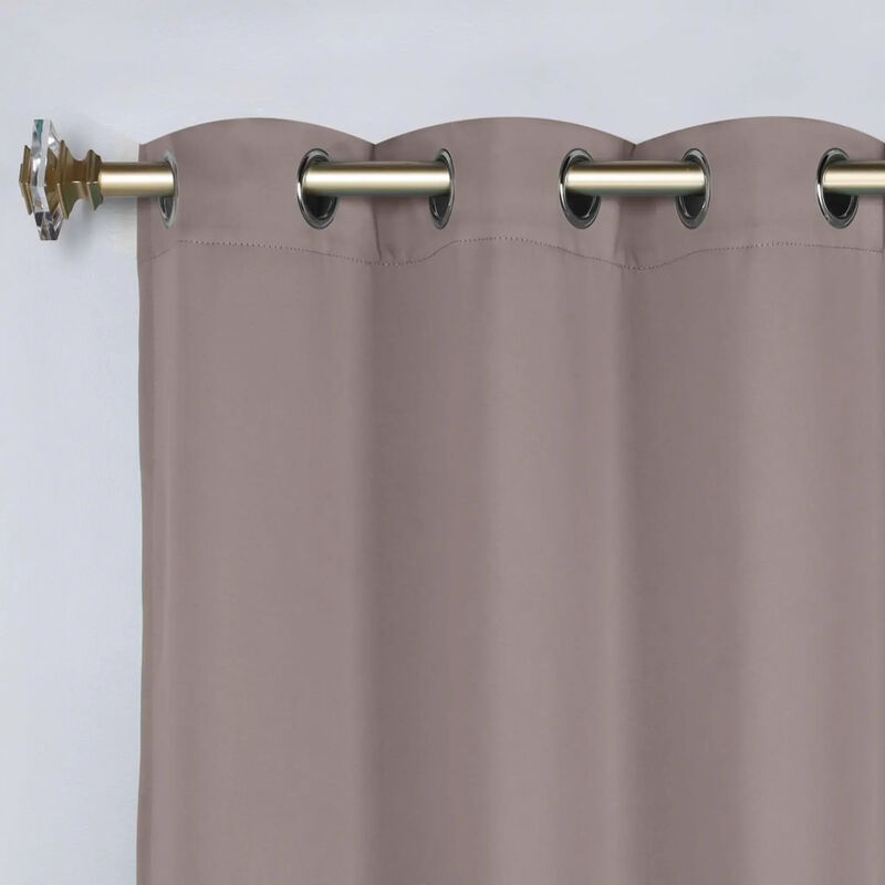 Set of 2 Classic Modern Room Darkening Blackout Curtains image number 4