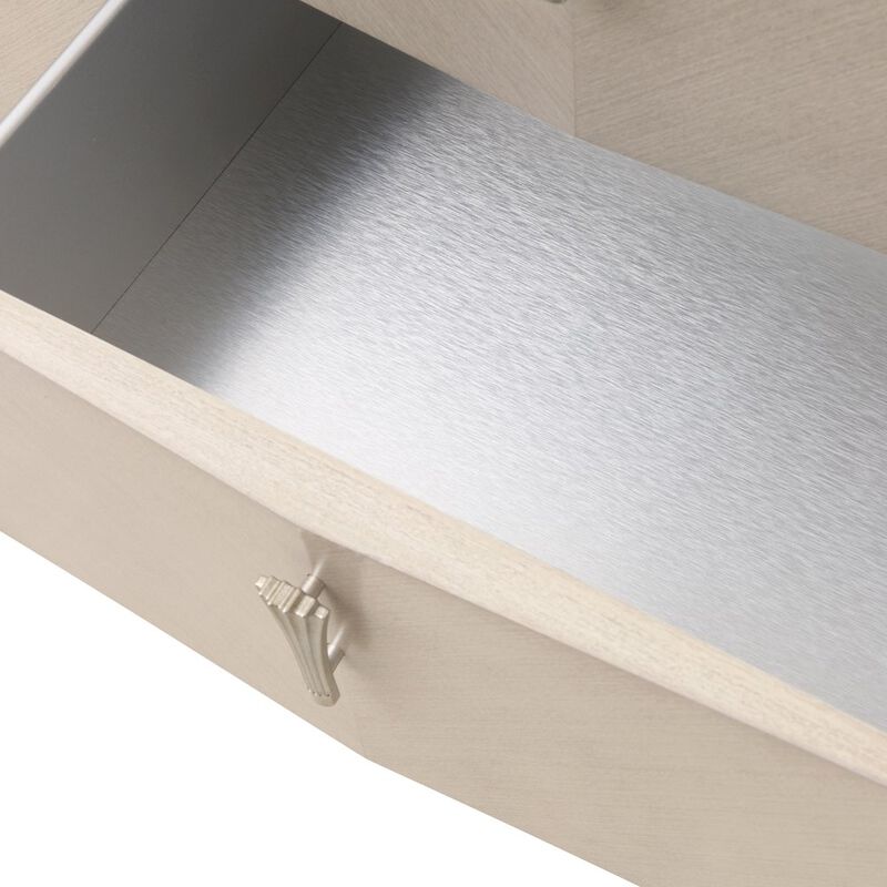 Michael Amini Fantosini Sideboard - Silver Mist