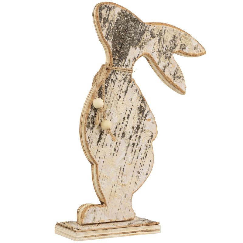 Rustic Rabbit Silhouette Tabletop Easter Decoration - 12"