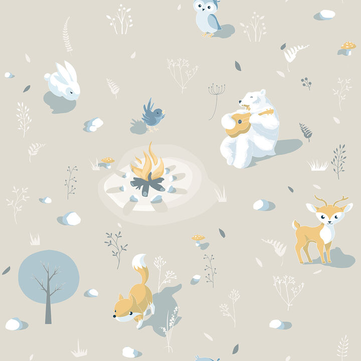 Woodland Friends Wallpaper