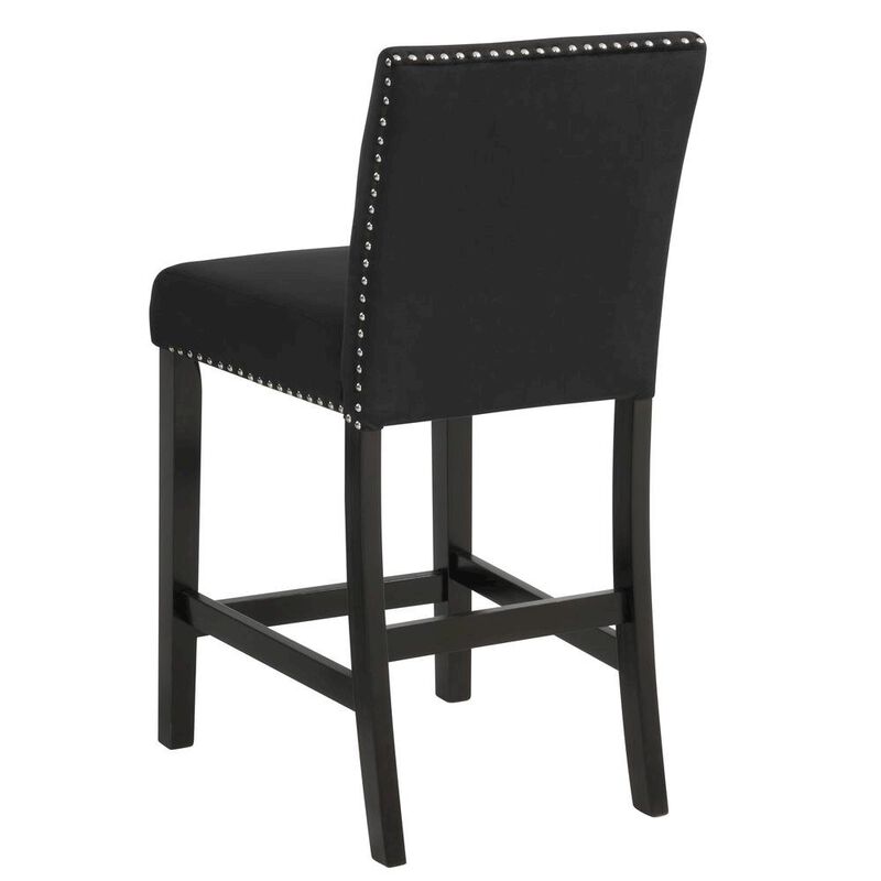 Black Round Dining Table Set for 4 &ndash; 5-Piece Kitchen Table and Chairs image number 3