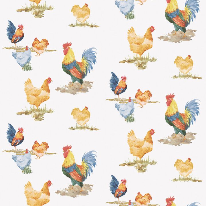 Just Kitchens Free Range Red Wallpaper G45415