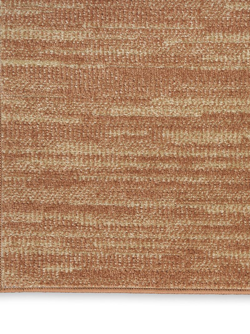 Nourison Essentials NRE01 Rust 7' x Square Rug image number 3