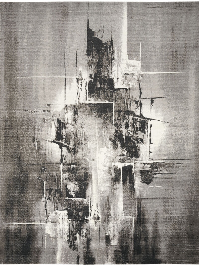 Twilight TWI30 Gray/Ivory/Black 7'9" x 9'9" Rug