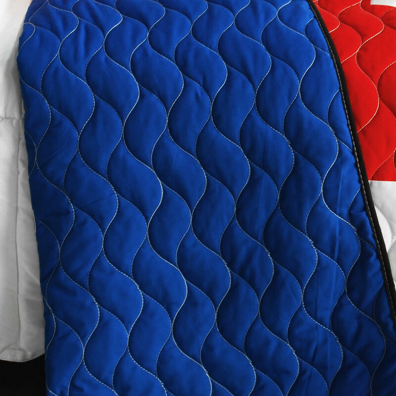 Quilted Patchwork Geometric Quilt Set Lightweight Cozy Bedding image number 3