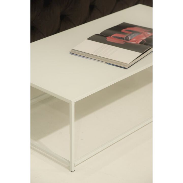 Pangea Home Miley Coffee Table White