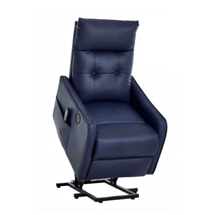 GOODSILO Single Motor Power Lift Recliner Chair with Massage Heat and USB Charging for Enhanced Comfort and Relaxation