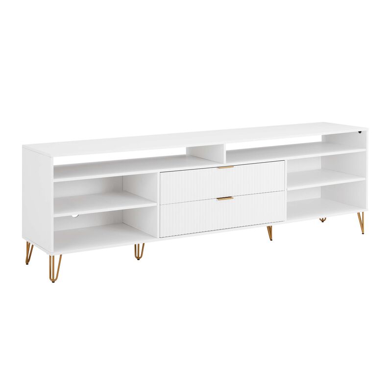 Dumbo Large TV Stand in White