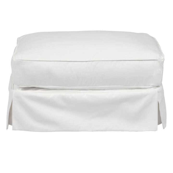 Americana Upholstered Pillow Top Ottoman