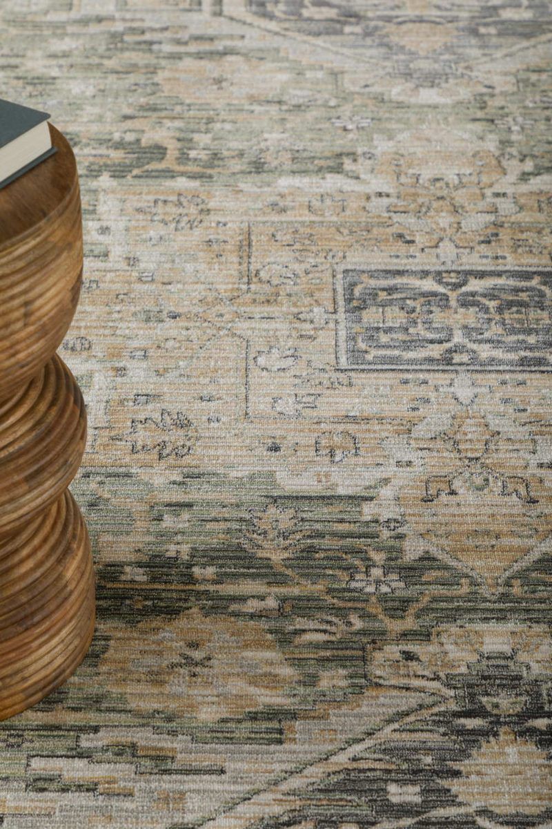 Augustine 39TVF Green/Black 9' x 12' Rug image number 1