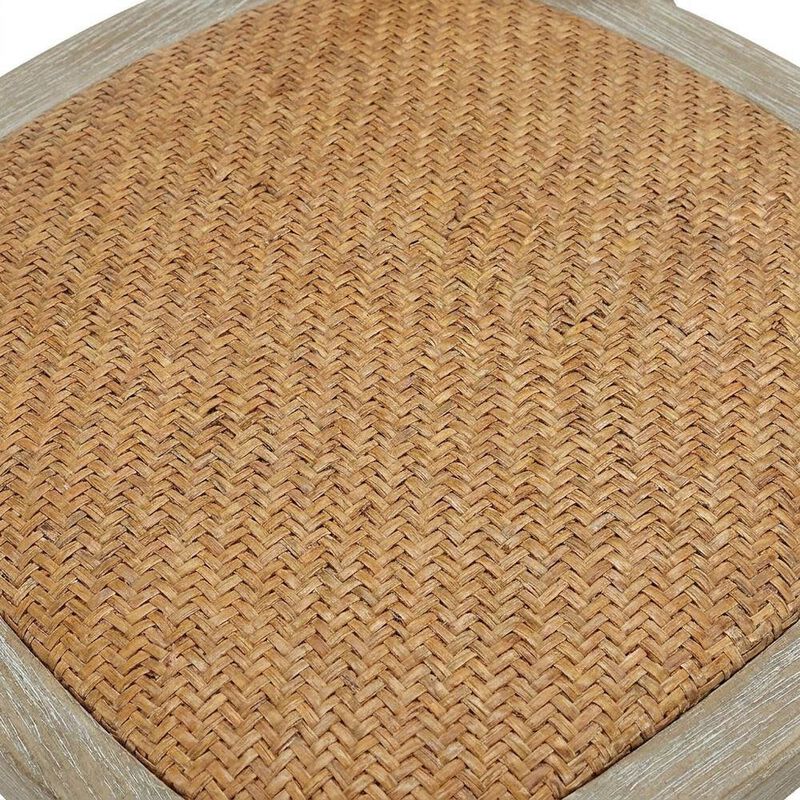 Wood and Rattan Dining Side Chair with Cane Back for Dining Room, Harbor image number 3