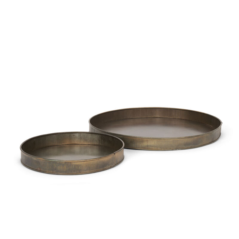 Varun Metal Trays (Set of 2)