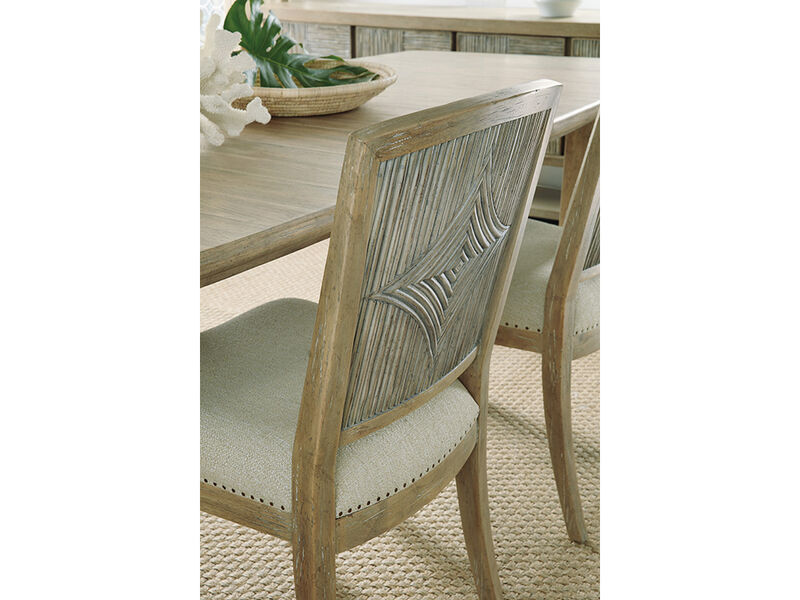 Surfrider Carved Back Side Chair