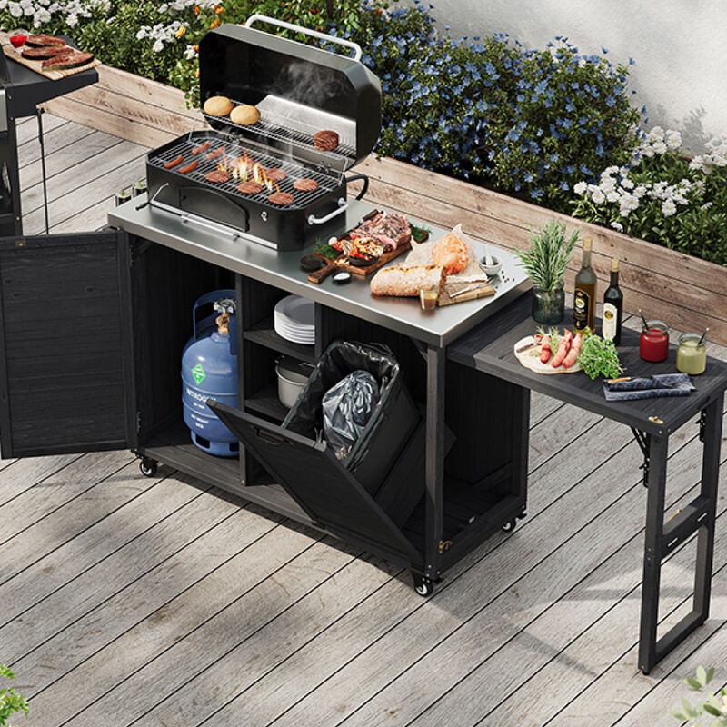 Large Outdoor Kitchen Island image number 8