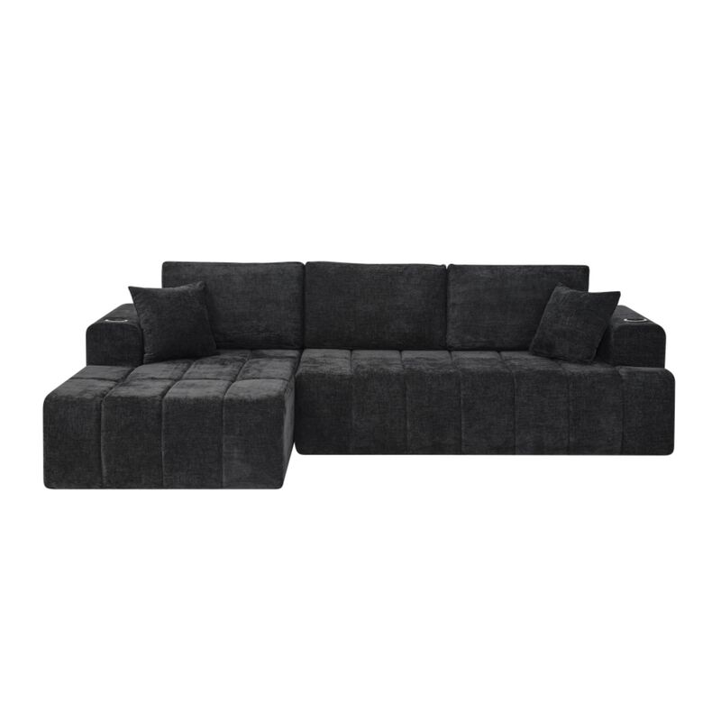 Jigipt L-Shaped Sectional Sofa image number 0