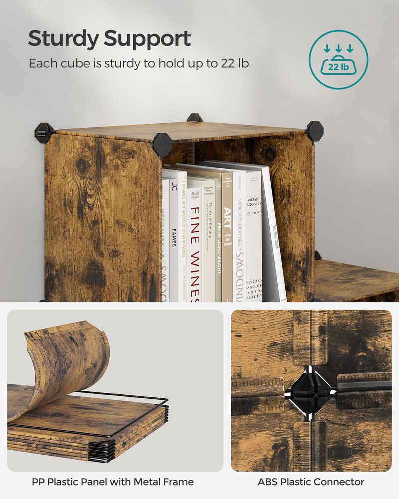 Storage Cube Organizer, DIY Closet Cabinet Chests Space-Saving