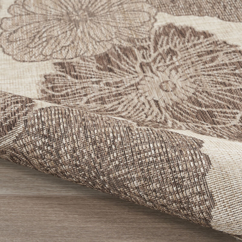HomeRoots Floral Indoor Outdoor Area Rug image number 3