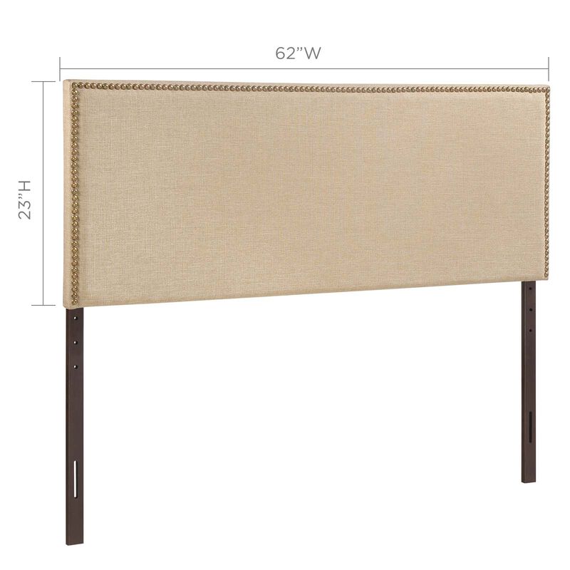 Modway - Region Nailhead Queen Upholstered Headboard image number 3