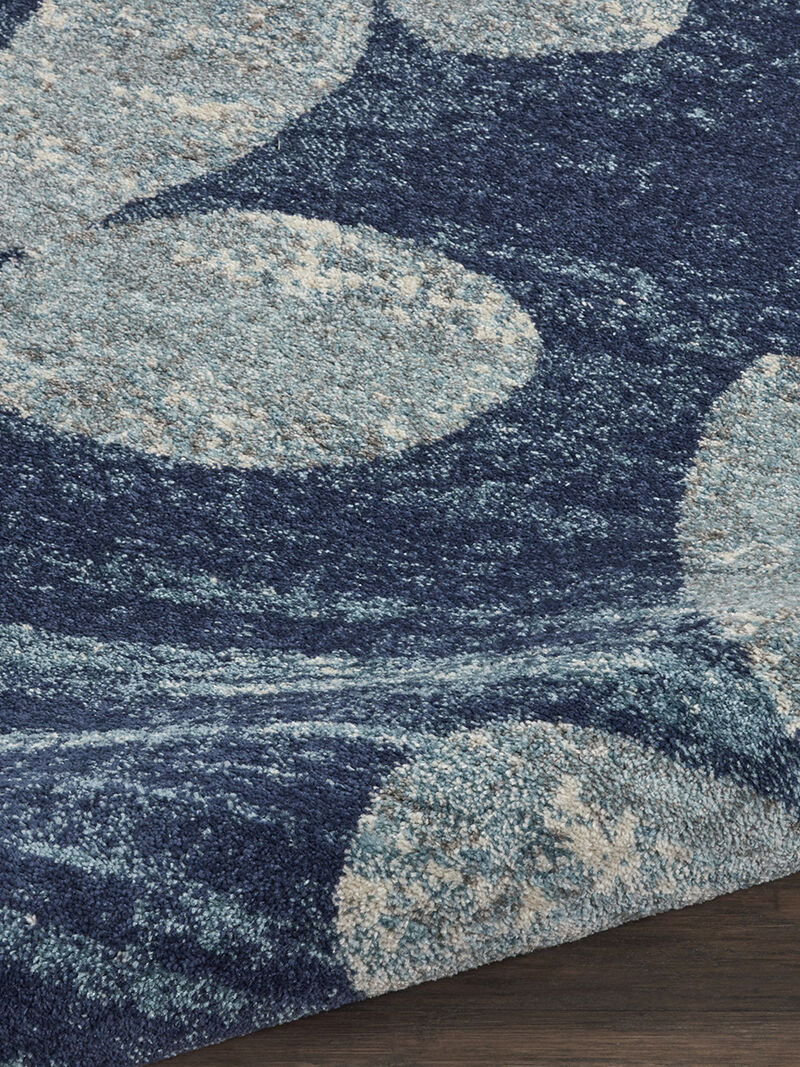 Tranquil TRA01 NAVLB 2' x 4' Rug image number 4