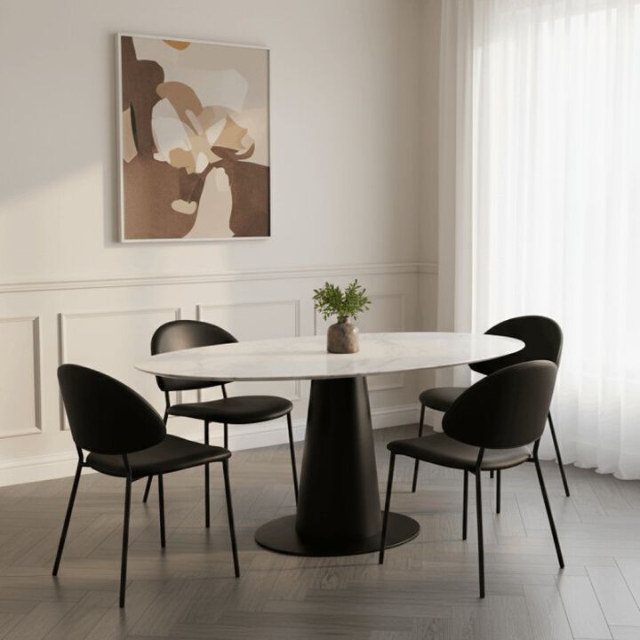 Haven Black Side Chairs (Set of 4)