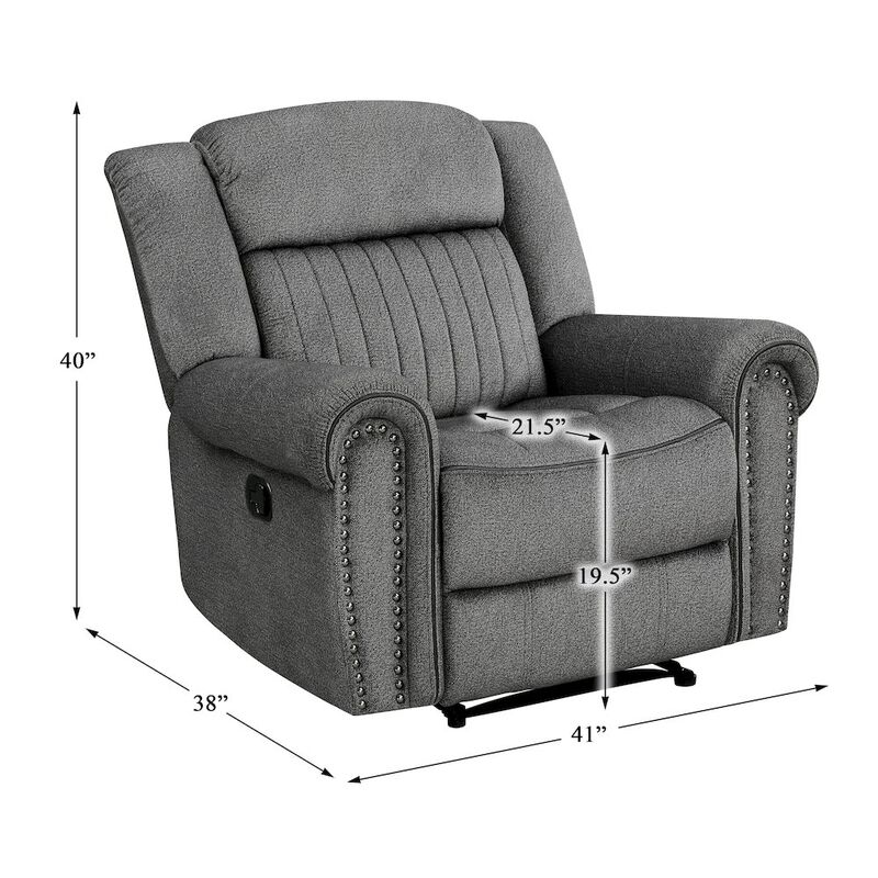 Lexicon Brennen Microfiber Reclining Chair
