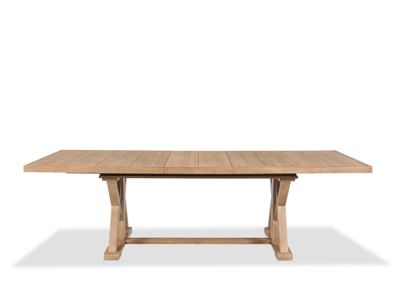 82" Trestle Dining Table