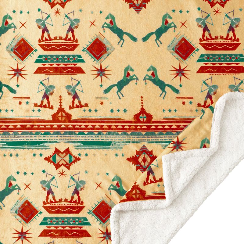 Arizona Campfire Sherpa Throw image number 2