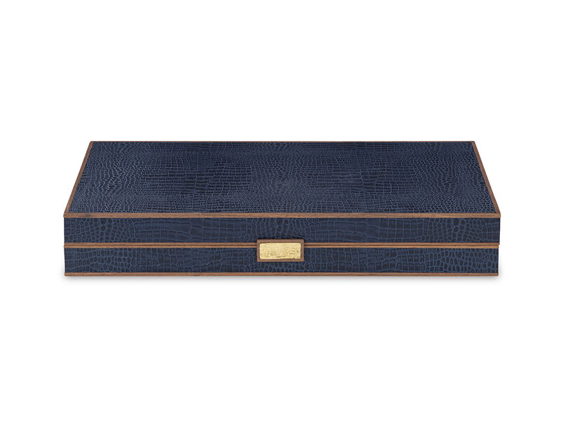 Navy Leather Game Board