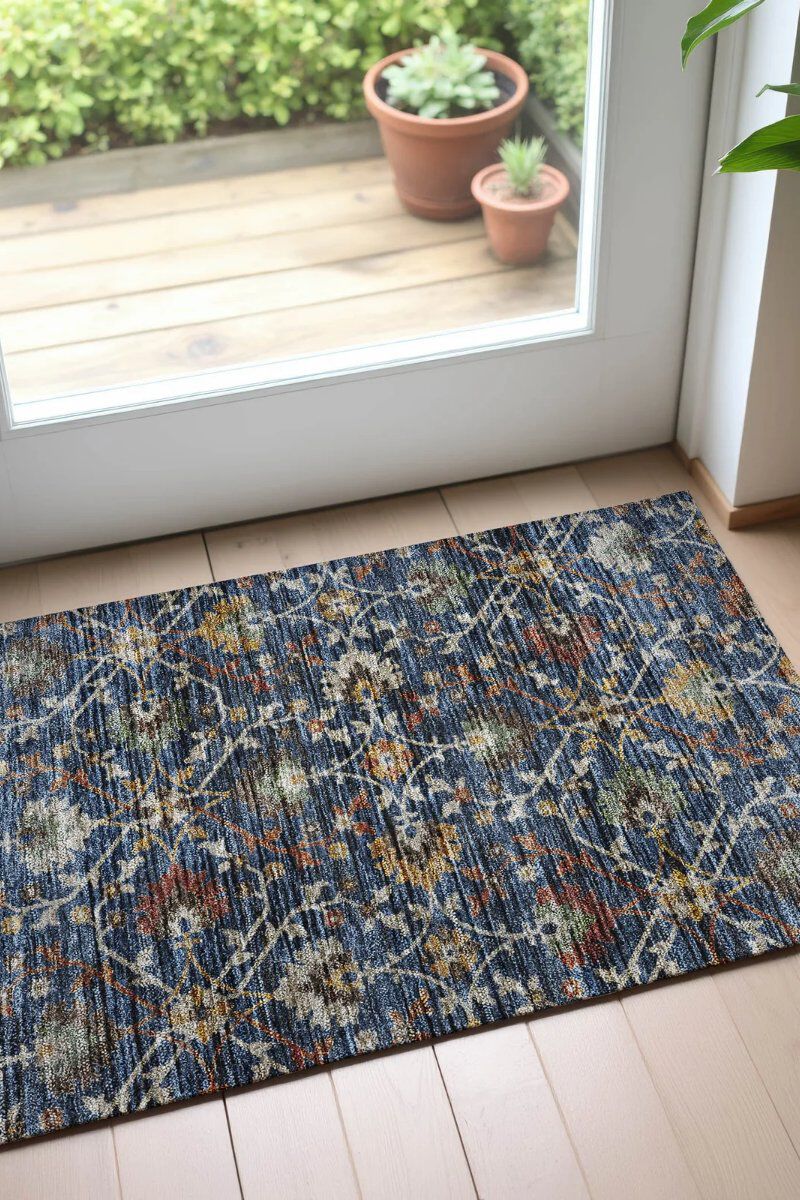 Silk Road SR4 Navy 30" x 46" Rug image number 1