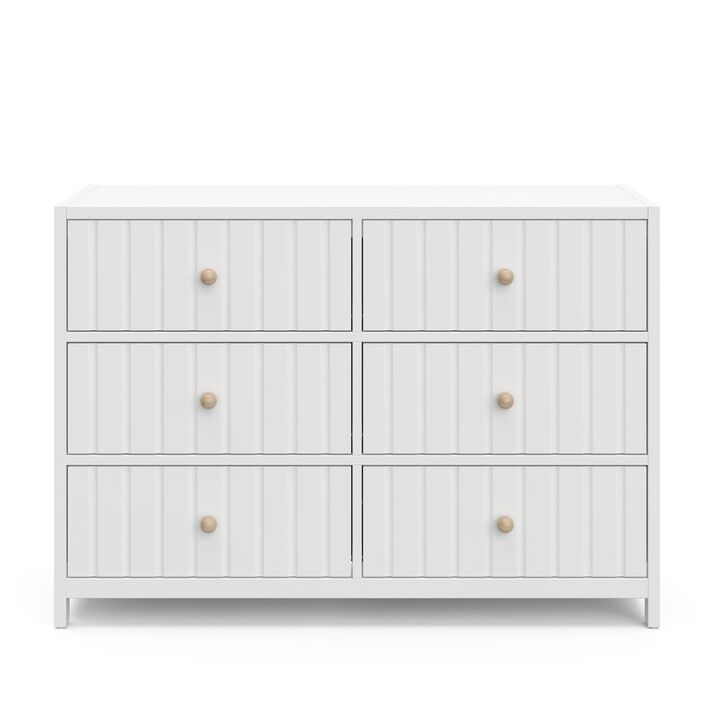 Graco Teddi 6 Drawer Double Dresser (White)