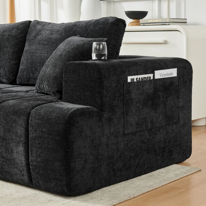 Jigipt L-Shaped Sectional Sofa image number 6