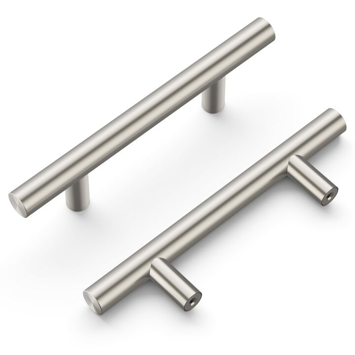 Hickory Hardware 10 Pack Kitchen Cabinet Handles, Drawer Pulls for Doors & Dresser Drawers, Hardware for Bathroom, 3 Inch Hole C