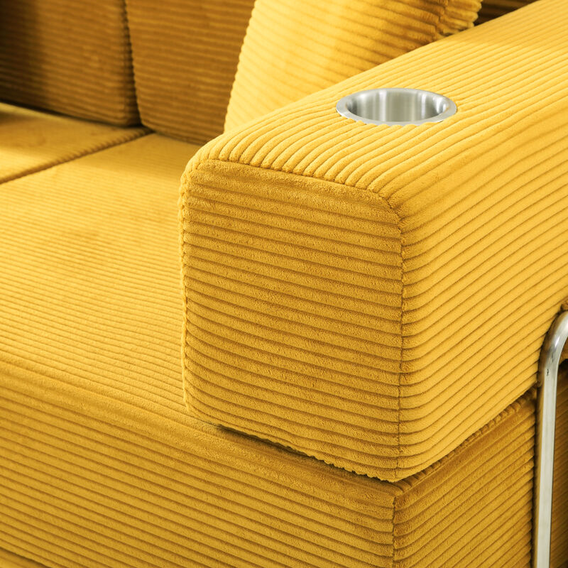 Mernri 108'' Modular Sectional Sleeper Sofa image number 6
