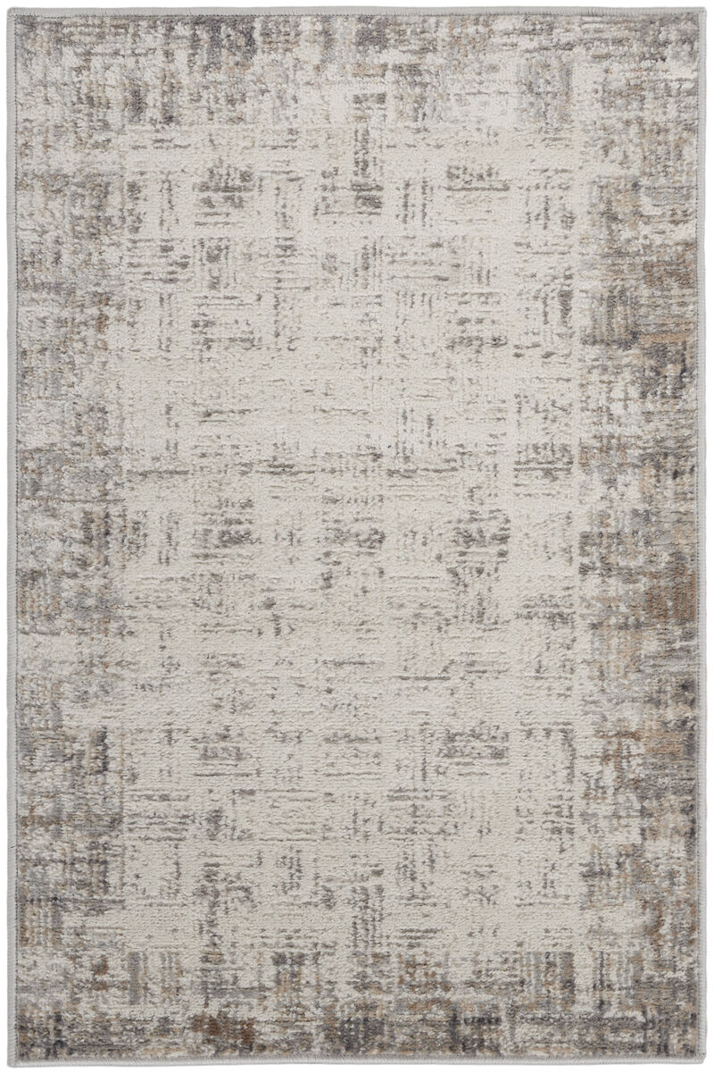 HomeRoots Abstract Area Rug image number 0