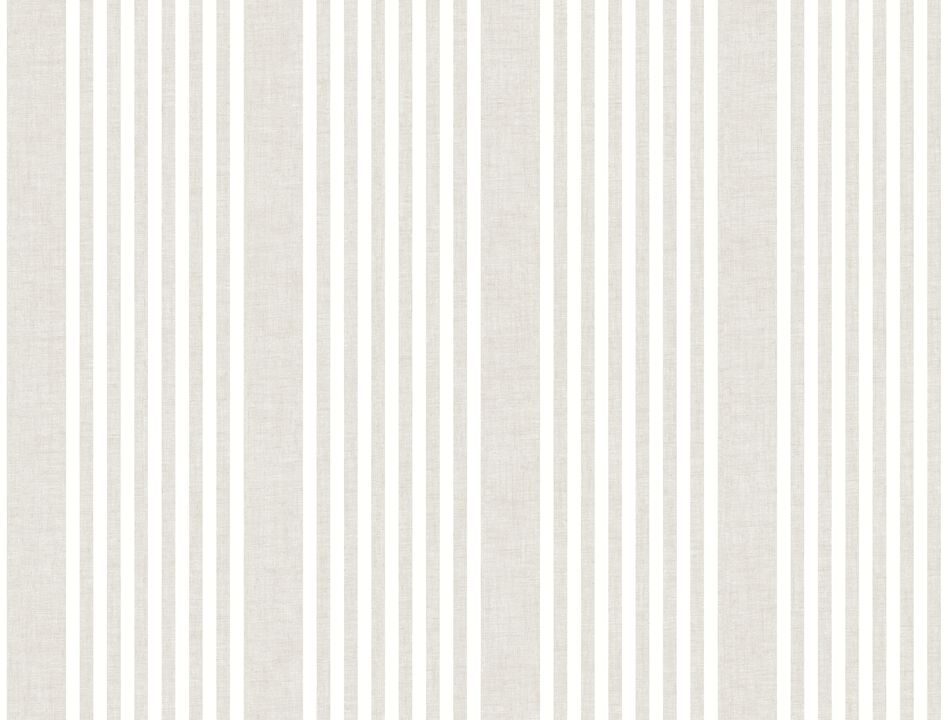 French Linen Stripe Off White Peel & Stick Wallpaper