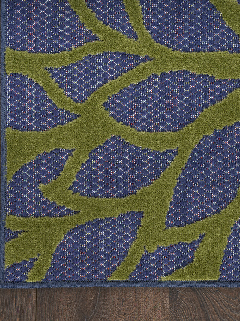 Aloha ALH05 Navy/Multicolor 6' x 9' Rug